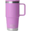 imageYETI Rambler 20 oz Travel Mug with Flip Straw Lid  Stainless Steel Vacuum Insulated Leakproof Cup Holder FriendlyDesert Bloom