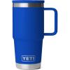 imageYETI Rambler 20 oz Travel Mug with Flip Straw Lid  Stainless Steel Vacuum Insulated Leakproof Cup Holder FriendlyRoyal Blue