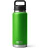 imageYETI Rambler 36 oz Bottle Vacuum Insulated Leakproof Stainless Steel with Chug Cap  Vacuum Insulated Leakproof with Chug CapCanopy Green