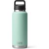 imageYETI Rambler 46 oz Bottle Leakproof Vacuum Insulated Stainless Steel with Chug Cap Sea ViewSeafoam