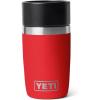imageYETI Rambler 8 oz Travel Bottle Stainless Steel Vacuum Insulated with Leakproof Commuter Cap Royal BlueRescue Red