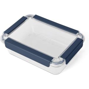 imageYETI Plastic Food Storage Container BPA Free Locking amp Airtight Lid Microwave Freezer and Dishwasher Safe LeakProof Cooler and Thin Ice CompatibleNavy  Large
