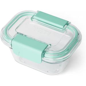 imageYETI Plastic Food Storage Container BPA Free Locking amp Airtight Lid Microwave Freezer and Dishwasher Safe LeakProof Cooler and Thin Ice CompatibleSeafoam  Small