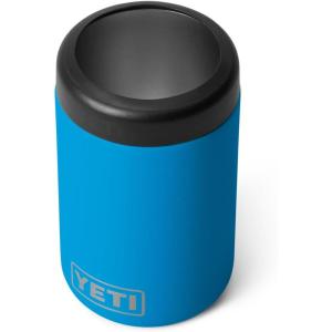 imageYETI Rambler 12 oz Colster Can Insulator for Standard Size Cans RedNavyBadgeBig Wave Blue No Can Insert