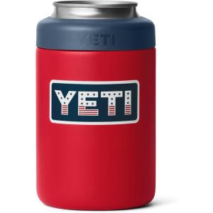 imageYETI Rambler 12 oz Colster Can Insulator for Standard Size Cans RedNavyBadgeRedNavyBadge
