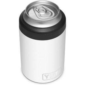 imageYETI Rambler 12 oz Colster Can Insulator for Standard Size Cans RedNavyBadgeWhite