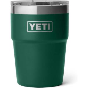 imageYETI Rambler 16 oz Stackable Tumbler Vacuum Insulated Stainless Steel with MagSlider Lid  Stackable Stackable MagSlider Lid MagSlider Lid Vacuum Insulated Vacuum InsulatedBlack Forest Green