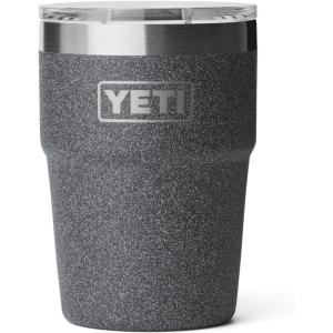 imageYETI Rambler 16 oz Stackable Tumbler Vacuum Insulated Stainless Steel with MagSlider Lid  Stackable Stackable MagSlider Lid MagSlider Lid Vacuum Insulated Vacuum InsulatedBlack StoneTextured