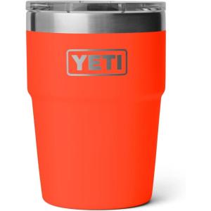 imageYETI Rambler 16 oz Stackable Tumbler Vacuum Insulated Stainless Steel with MagSlider Lid  Stackable Stackable MagSlider Lid MagSlider Lid Vacuum Insulated Vacuum InsulatedSolar Flare