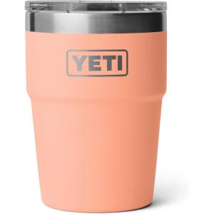 imageYETI Rambler 16 oz Stackable Tumbler Vacuum Insulated Stainless Steel with MagSlider Lid  Stackable Stackable MagSlider Lid MagSlider Lid Vacuum Insulated Vacuum InsulatedLowcountry Peach