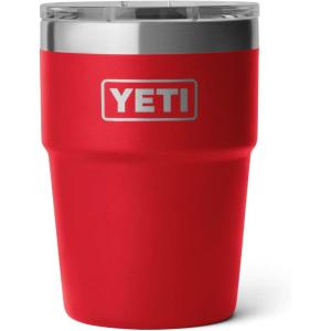 imageYETI Rambler 16 oz Stackable Tumbler Vacuum Insulated Stainless Steel with MagSlider Lid  Stackable Stackable MagSlider Lid MagSlider Lid Vacuum Insulated Vacuum InsulatedRescue Red