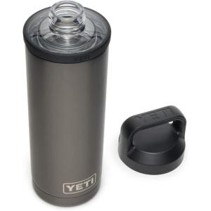 imageYETI Rambler 18 oz Bottle Leakproof Vacuum Insulated Stainless Steel with Chug Cap RidgelineGraphite