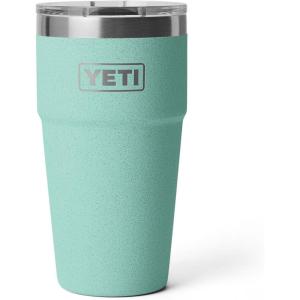 imageYETI Rambler 20 oz Stackable Tumbler Stainless Steel Vacuum Insulated with MagSlider LidSea StoneTextured
