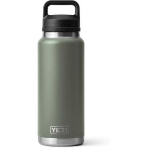 imageYETI Rambler 36 oz Bottle Vacuum Insulated Leakproof Stainless Steel with Chug Cap  Vacuum Insulated Leakproof with Chug CapCamp Green