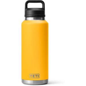 imageYETI Rambler 46 oz Bottle Leakproof Vacuum Insulated Stainless Steel with Chug Cap Sea ViewAlpine Yellow