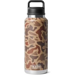 imageYETI Rambler 46 oz Bottle Leakproof Vacuum Insulated Stainless Steel with Chug Cap Sea ViewWetlands Camo