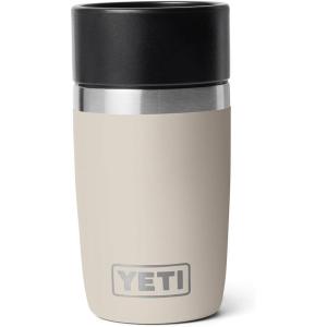 imageYETI Rambler 8 oz Travel Bottle Stainless Steel Vacuum Insulated with Leakproof Commuter Cap Royal BlueCape Taupe