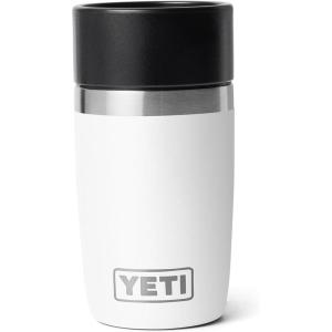 imageYETI Rambler 8 oz Travel Bottle Stainless Steel Vacuum Insulated with Leakproof Commuter Cap Royal BlueWhite