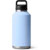imageYETI Rambler 64 oz Bottle Vacuum Insulated Leakproof Stainless Steel with Chug Cap Royal BlueBig Sky Blue