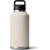 imageYETI Rambler 64 oz Bottle Vacuum Insulated Leakproof Stainless Steel with Chug Cap Royal BlueCape Taupe