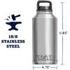 imageYETI Rambler 64 oz Bottle Vacuum Insulated Leakproof Stainless Steel with Chug Cap Royal BlueWild Vine Red