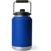 imageYETI Rambler Gallon Jug 20 Vacuum Insulated Leakproof Stainless Steel with MagCap Cape TaupeRoyal Blue