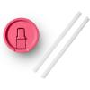 imageYETI Rambler 20 oz Travel Mug Straw Lid Royal BlueTropical Pink