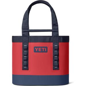 imageYETI Camino 35 Carryall with Internal Dividers AllPurpose Utility Boat and Beach Tote Bag Durable WaterproofRescue RedNavyWhite
