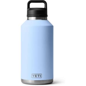 imageYETI Rambler 64 oz Bottle Vacuum Insulated Leakproof Stainless Steel with Chug Cap Royal BlueBig Sky Blue