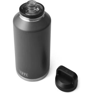 imageYETI Rambler 64 oz Bottle Vacuum Insulated Leakproof Stainless Steel with Chug Cap Royal BlueCharcoal