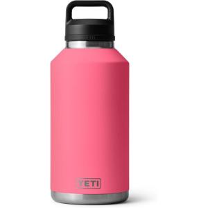 imageYETI Rambler 64 oz Bottle Vacuum Insulated Leakproof Stainless Steel with Chug Cap Royal BlueTropical Pink