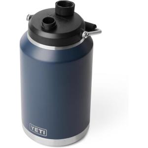 imageYETI Rambler Gallon Jug 20 Vacuum Insulated Leakproof Stainless Steel with MagCap Cape TaupeNavy