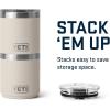 imageYETI Rambler 10 oz Ceramic Lined Lowball 20 Vacuum Insulated with MagSlider Lid Sea StoneCape Taupe