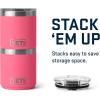 imageYETI Rambler 10 oz Ceramic Lined Lowball 20 Vacuum Insulated with MagSlider Lid Sea StoneTropical Pink
