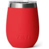 imageYETI Rambler 10 oz Wine Ceramic Lined Tumbler Sea StoneRescue Red