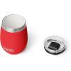 imageYETI Rambler 10 oz Wine Ceramic Lined Tumbler Sea StoneRescue Red