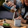 imageYETI Rambler 20 oz Cocktail Shaker Stainless Steel Vacuum Insulated Sea StoneBlack Forest Green