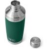 imageYETI Rambler 20 oz Cocktail Shaker Stainless Steel Vacuum Insulated Sea StoneBlack Forest Green