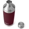 imageYETI Rambler 20 oz Cocktail Shaker Stainless Steel Vacuum Insulated Sea StoneWild Vine Red