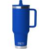 imageYETI Rambler 40 oz Travel Mug with Flip Straw Lid  Stainless Steel Vacuum Insulated Leakproof Cup Holder FriendlyRoyal Blue