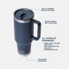 imageYETI Rambler 40 oz Travel Mug with Flip Straw Lid  Stainless Steel Vacuum Insulated Leakproof Cup Holder FriendlyRoyal Blue