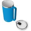 imageYETI Rambler 64 oz Pitcher Vacuum Insulated Stainless Steel with MagSlider Lid Sea StoneBig Wave Blue