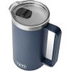 imageYETI Rambler 64 oz Pitcher Vacuum Insulated Stainless Steel with MagSlider Lid Sea StoneNavy
