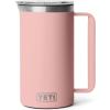 imageYETI Rambler 64 oz Pitcher Vacuum Insulated Stainless Steel with MagSlider Lid Sea StoneSandstone Pink