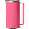 imageYETI Rambler 64 oz Pitcher Vacuum Insulated Stainless Steel with MagSlider Lid Sea StoneTropical Pink