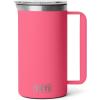 imageYETI Rambler 64 oz Pitcher Vacuum Insulated Stainless Steel with MagSlider Lid Sea StoneTropical Pink