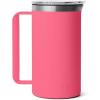 imageYETI Rambler 64 oz Pitcher Vacuum Insulated Stainless Steel with MagSlider Lid Sea StoneTropical Pink