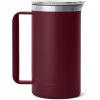 imageYETI Rambler 64 oz Pitcher Vacuum Insulated Stainless Steel with MagSlider Lid Sea StoneWild Vine Red