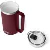 imageYETI Rambler 64 oz Pitcher Vacuum Insulated Stainless Steel with MagSlider Lid Sea StoneWild Vine Red