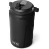 imageYETI Silo 40 oz Insulated Magslider Straw Cap Water Jug  Leakproof Lightweight Sports Bottle with Fence Hook Handle  Keeps Drinks IceCold  Ideal for Gym Sports amp Tournaments Tropical PinkBlack